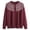 Wine #808, variant on Bovemsi Womens Sweaters Cozy Women's Fun Autumn/Winter Retro Flower Long Sleeve Button Knitted Cardigan Sweater Business Casual Sweaters