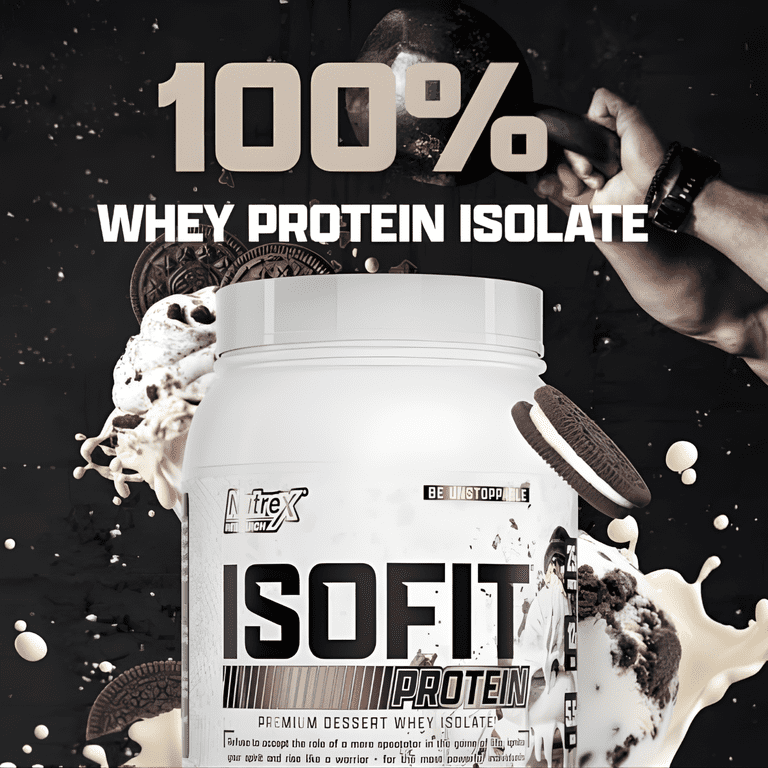 Nutrex Research IsoFit Cookies and Cream – 100% Whey Protein