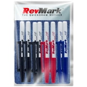 RevMark Industrial Marker - Permanent Ink - Ultra Fine Tip - 8 Pack (Made in the USA) (Assorted)