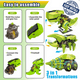 thumbnail image 3 of Juguetes de Bloques Solares Para Niños Dinosaurio Robot, 3 en 1 solar Dinosaurio Robot,DIY Dinosaurio Robot Juguetes, Juguetes educativos Para Niños y Niñas, 3 of 8