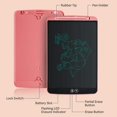thumbnail image 4 of Lcd Writing Board 12 Inch Partial Erasing Writing Tablet Painting Board Magic Board Kids Toys For Boys Girls Gifts (Pink), 4 of 7
