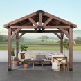 thumbnail image 4 of Backyard Discovery 12' x 12' Arlington Cedar Gazebo, 4 of 9