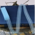 thumbnail image 2 of AK-Trading 1" Wide x 10 Yards Aqua Floral Pattern Lace Ribbon for Decorating, Floral Designing and Crafts, 2 of 4