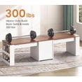 thumbnail image 6 of YANGLI 90.5" 2-Person Computer Desk with Drawers, Long Office with Shelves, Two-Person Gaming Desk, White, 6 of 6