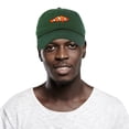 thumbnail image 2 of DALIX Clownfish Baseball Cap Tropical Dad Hat for Men Women's Hats in Dark Green, 2 of 7