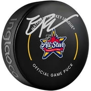 Elias Pettersson Vancouver Canucks Autographed 2024 NHL All-Star Game Official Game Puck - Fanatics Authentic Certified