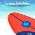 thumbnail image 4 of RONG-3  Surfboard Surfing Surf Beach Ocean Body Foamier Board with Removable Fins, Great Beginner Board ，Red & Blue, 4 of 9