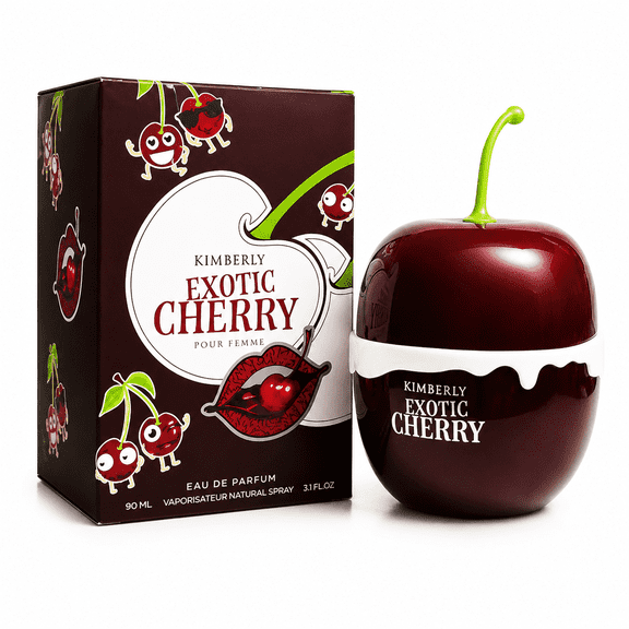 Exotic Cherry Eau de Parfum for Women 3.0 Fl Oz (90ml) – Long Lasting Sweet Cherry Fruity Gourmand Floral Perfume – Luxury Women's Fragrance Spray
