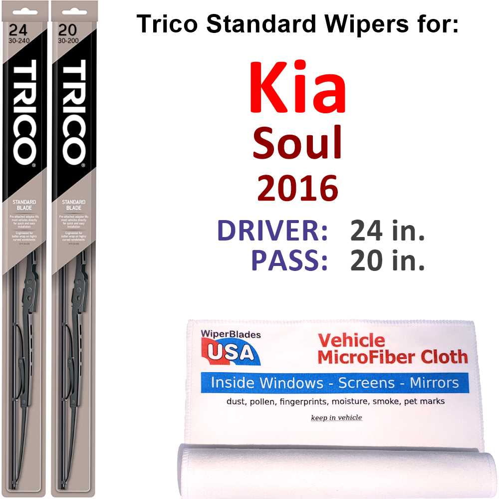 2016 Kia Soul Wiper Blades (Set of 2)