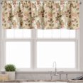 thumbnail image 3 of Ambesonne Autumn Valance & Curtain, Seasonal Fruits and Leafs, 55"x30", Sepia Multicolor, 3 of 7