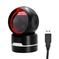 thumbnail image 2 of BISOFICE 1D 2D QR Lecteur de Code-Barres Filaire de Bureau Plateforme Mains Libres Lecteur Automatique Port USB Plug&Play Compatible avec Système de Fenêtre Image Capteur CMOS, 2 of 5