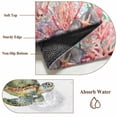thumbnail image 5 of Ocean Area Rugs 5x7 ft Sea Turtle Jellyfish Octopus Seahorse Coral Coastal Washable Rug Non Slip Indoor Carpet Absorbent Floor Mat for Living Room Bedroom Dining Room, 5 of 9