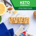 thumbnail image 5 of Atkins Lemon Flavored Snack Bar, High Protein Bar, Low Sugar and Low Carb, Keto Friendly Snack, High in Fiber, Gluten Free, Made with Real Almond Butter, 5 Count, 5 of 11