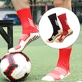 thumbnail image 5 of 2 pares de calcetines deportivos antideslizantes con agarre de goma antideslizante para fútbol, rugby, baloncesto, correr, yoga, 5 of 5
