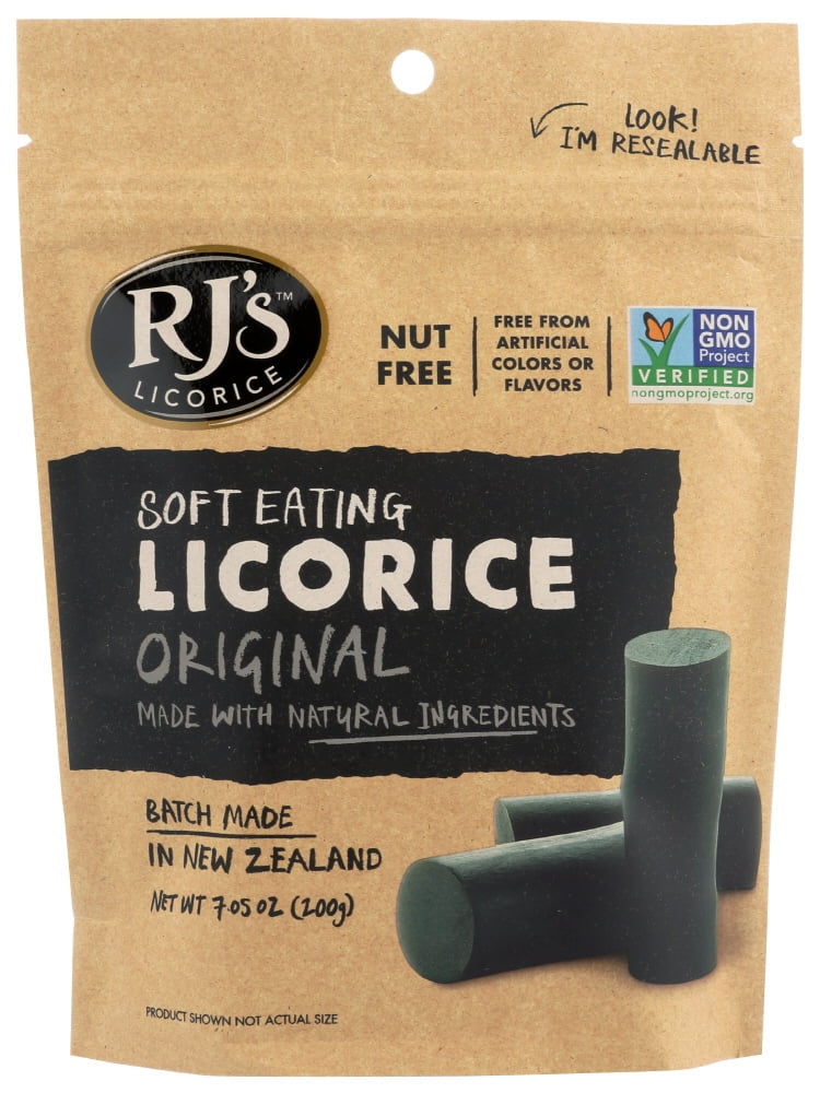 Rj'S Licorice Soft Eating Licorice Original, 7.05 Oz
