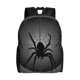 thumbnail image 1 of Disketp Black Spiders Mochila Unisex de Apertura Lateral Completa, Mochila para Laptop para Escuela, Trabajo y Viajes, 1 of 8