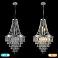 thumbnail image 2 of Furvclv Crystal Chandeliers, Modern K9 Crystal Ceiling Lighting Fixtures, Chromium Color 10-light Pendant Light For Living Room Bedroom Dining Room Entryway Decoration, 2 of 9