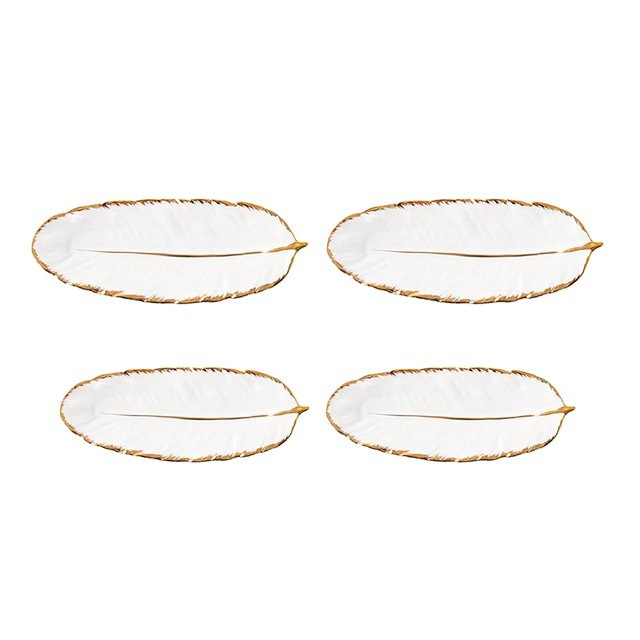 de Vajilla de Cerámica de Lujo para Collar, Decoración de Fiesta Cosmética, Blanco S+ de Vajilla de Cerámica de Lujo para Collar, Decoració Sunnimix bandeja de almacenamiento