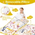 thumbnail image 3 of Pioneer Flower Floral Print Pattern Toddler Nap Mats for Kids Preschool,Sleeping Mat Bag or Kids,Toddler Sleeping Bag,Toddler Nap Mat or Daycare, 3 of 6