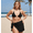 Black, variant on Women's Swimsuit Cover Up Beach Sarong Bikini Wraps
