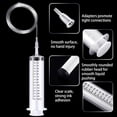 thumbnail image 2 of BlinkLLX 4 Pack Large Plastic Syringe with Handy Plastic Tubing and Luer Connections Large Syringes for Liquid Measuring Watering Refilling Feeding(150ml), 2 of 7