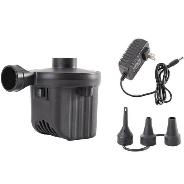 12V Heavy-Duty Electric Air Pump | Home Use Inflator for Air Mattress, Inflatables, Couch & Pool Floats, Portable Air Pump with Quick Inflation, Heavy-Duty Air Pump for Home Use