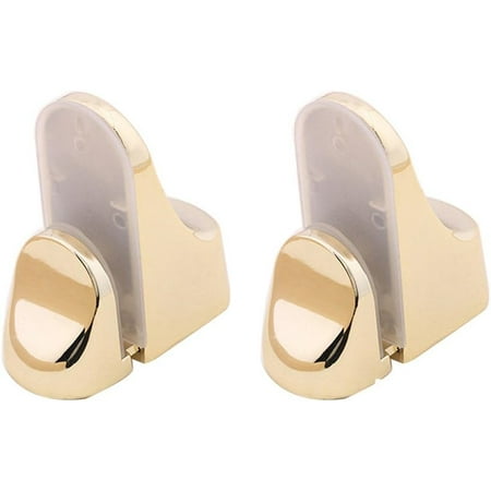 

Zinc oy Glass Clip Kitchen Bathroom Dressing Table Glass Fixing Clip Glass Clamp Glass Bracket Flat Back for Balustrade Staircase Handrail 2 Pcs (gold)