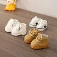 thumbnail image 2 of Para zapatos Labubu de 17 cm y botas de muñeca de algodón de 15 cm-zapatos casuales de cuero PU estilo Dr Martens para accesorios de muñecas, 2 of 5