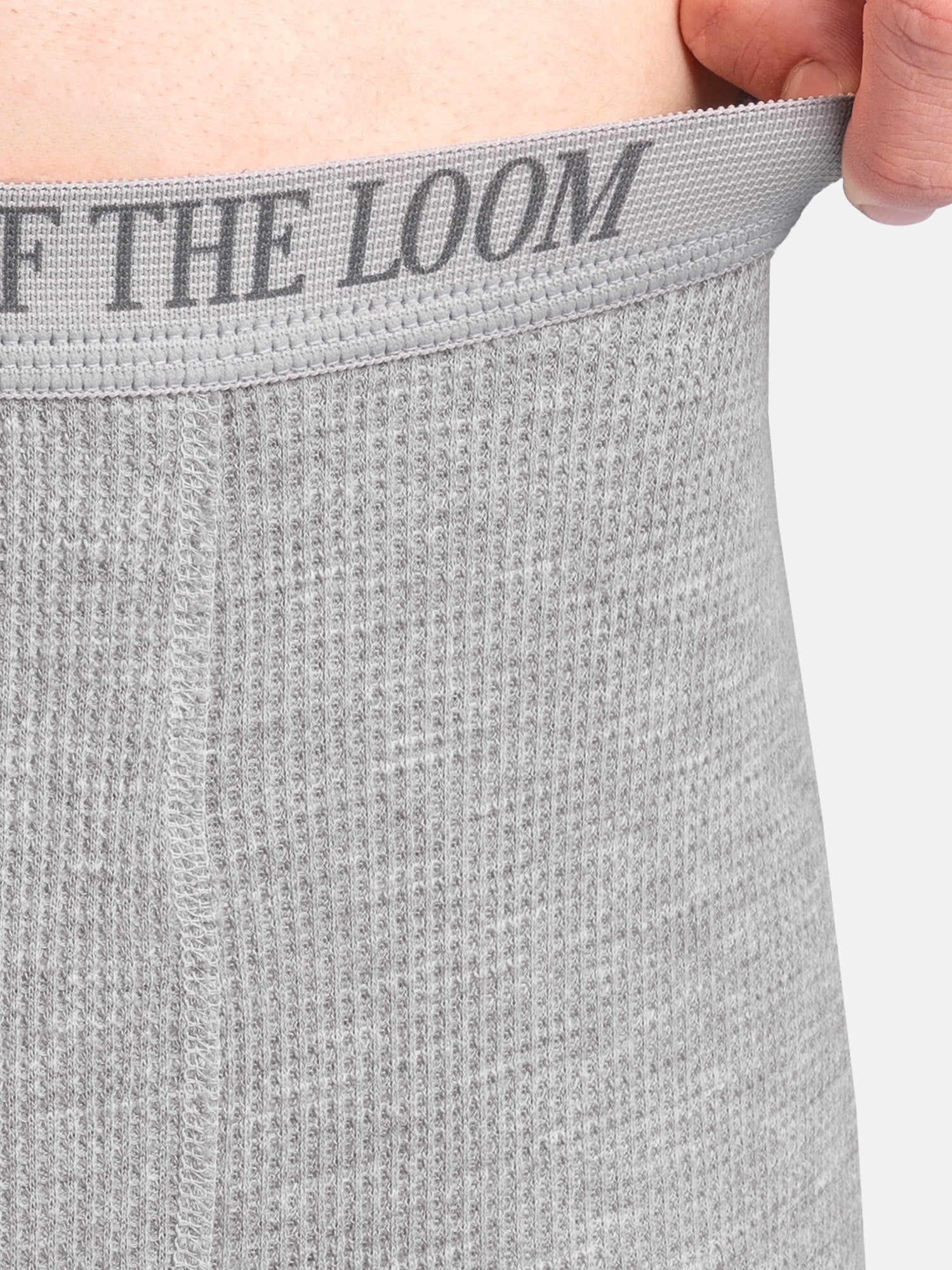 Fruit of the Loom Men's Slub Waffle Thermal Underwear Bottom, Sizes S-5XL