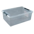 thumbnail image 2 of 4 Cajas de Plastico 11 litros Transparente Peyo Esmeralda, 2 of 4