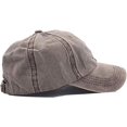 thumbnail image 3 of HSHDLDF Men Women Plain Cotton Vintage Washed Twill Low Profile Baseball Cap Adjustable Distressed Dad Hat, 3 of 5