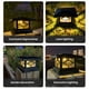thumbnail image 5 of Lámpara de columnas de luz de poste solar Lámparas de cerca LED solares impermeables para exteriores para jardín y calle, 5 of 7