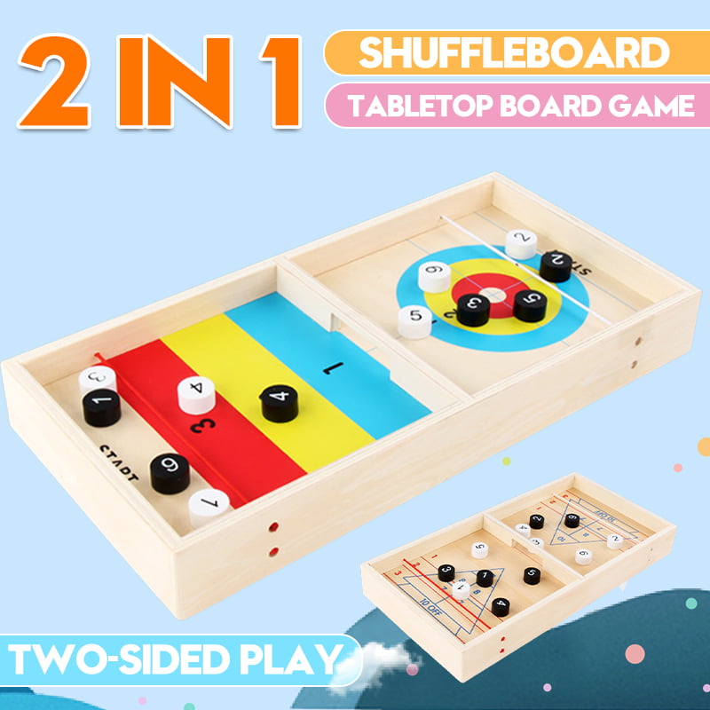 Fast Sling Puck Game Tempo Desktop Winner Game Board Child Toys Family C2V1 