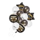 thumbnail image 5 of 12 globos de confeti metalizados para decoración de fiestas de Nochevieja y celebraciones. Blanco, 5 of 6
