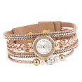 thumbnail image 2 of Xinyolin Multi Layers Wrap Around Quartz Watch - Rhinestone Braided Elegant Bracelet Watch, 2 of 8