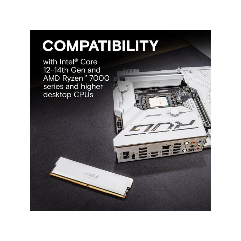 Crucial Pro Overclocking 32GB (2x16GB) DDR5 6000MT/s CL36