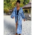 thumbnail image 6 of EDOLYNSA Bathing Suit Cover up kimono for Women Dressy Long Sleeve Beach Coverups Summer Outfit, 6 of 7