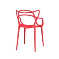 thumbnail image 4 of Heavenly Collection Red Plastic Armchair, 4 of 9