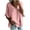 Pink, variant on Linen Shirts for Women Plus Size V Neck Cotton Linen Batwing Sleeve Tops for Casual Dressy Summer Outfits 2026