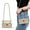Khaki, variant on Compatible with iPhone Wallet Style Case, Crossbody Case with Metal Lanyard Cute Wallet Cover Flip Credit Card Holder Soft Silicone Girls Ladies Handbag Phone Case