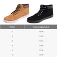 thumbnail image 6 of Alpine Swiss Keith Mens High Top Fashion Sneakers Casual Lace Up Shoes Boots, 6 of 7