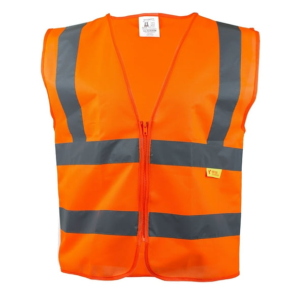 RK Safety Z7411 High Visibility Safety Vest, ANSI/ ISEA Standard - Orange / XXX-Large