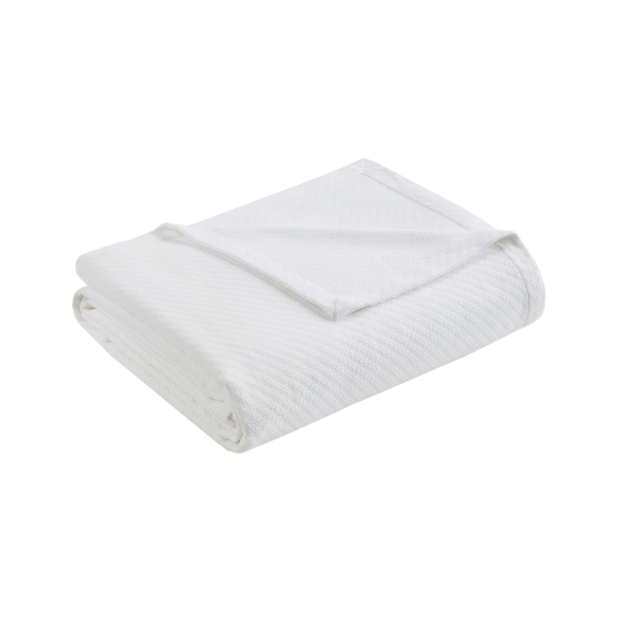 Home Essence Liquid Cotton Super Soft Lightweight Blanket, Twin, White