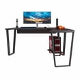 thumbnail image 2 of NTense Genesis Gaming L Bureau avec support pour processeur, noir, 2 of 9