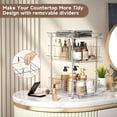 thumbnail image 4 of 3 Tier Clear Bathroom Organizer with Dividers, Multi-Purpose Pull-Out Pantry Organization and Storage, Under Sink Closet Organizers and Storage, Vanity Skincare Cosmetic Organizer Medicine Bins, 4 of 7