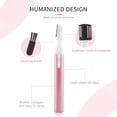thumbnail image 4 of EXLEAF 2026 New Face Razor for Women, Quiet Motor Eyebrow Shaver, Gentle Bikini Trimmer, Smooth Facial Hair Removal, Soft and Safe Blade, 4-Pack for Home,Travel,Spa,Gym, 4 of 7
