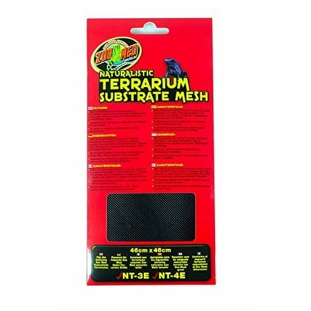 Naturalistic Terrarium Mesh, 18 x 18-Inches, Great for separating layers of substrates By Zoo Med