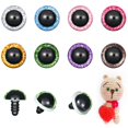 thumbnail image 1 of Ojos de seguridad MUCUNNIA para ganchillo con purpurina, 120 unidades, 18 mm, 1 of 6
