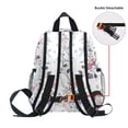 thumbnail image 5 of FORMRS School Backpack with Front Zippered Pocket 12" Student Travel Daypack, Purple Wildflowers, 5 of 6