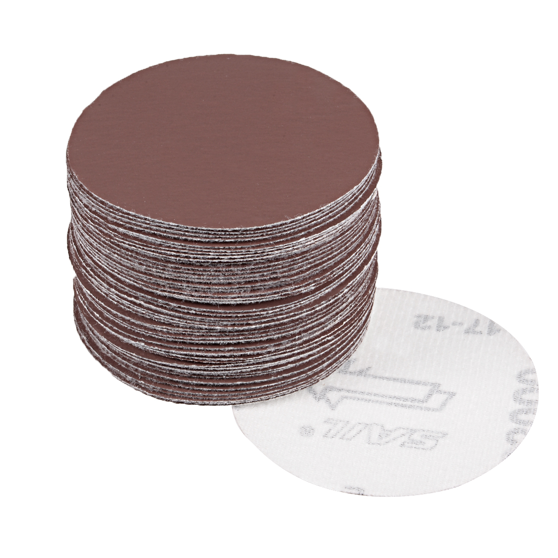 50Pcs 3 Inch Hook and Loop Sanding Disc 2000 Grits Flocking Sandpaper